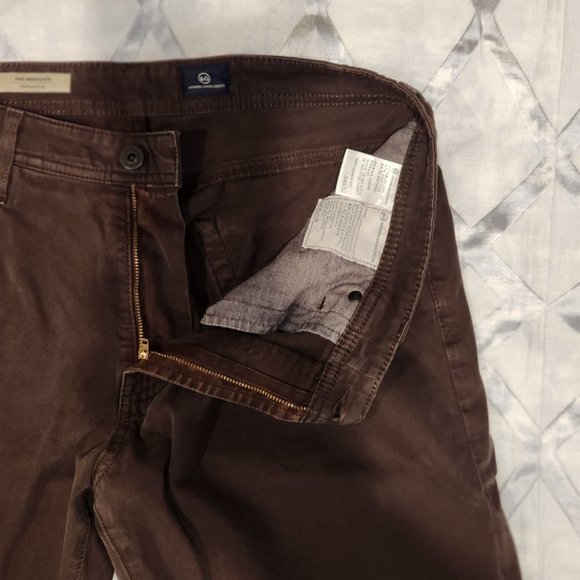 AG Adriano Goldschmied - Graduate Sueded Sateen 34x32 ($198 New) - Picture 7 of 9